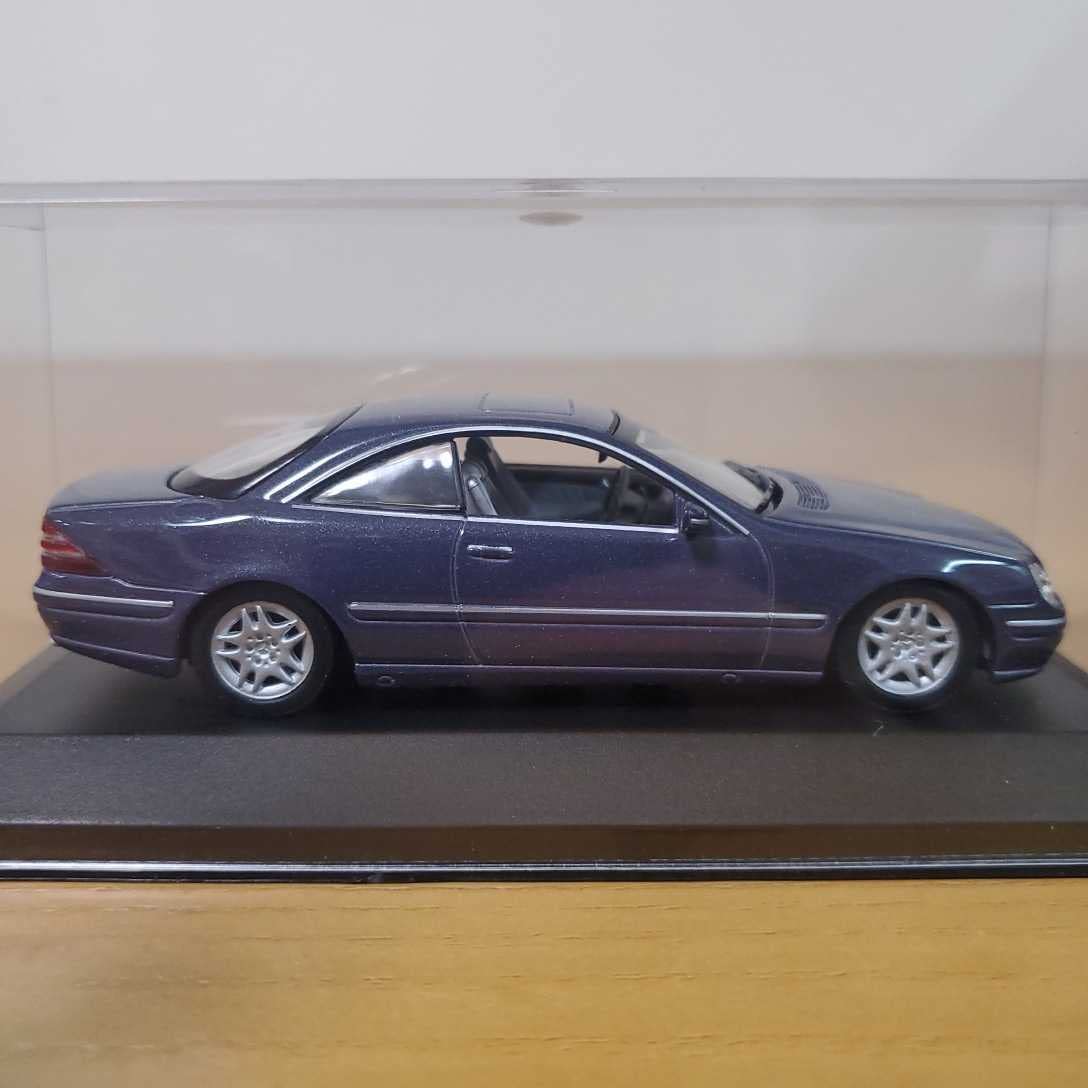 Amazon | 1/43 ミニチャンプス/Mercedes-Benz CL500 1999 Azuritblau